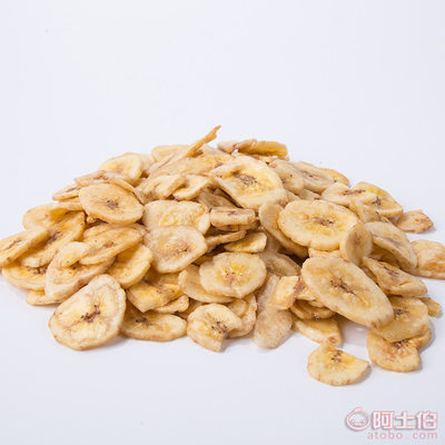 广州市白云区松洲保益食品商行 香蕉干果哥夏比比10斤箱装干果酥脆散装休闲小吃批发